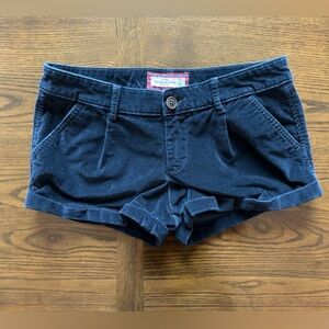 Abercrombie & Fitch velvet shorts